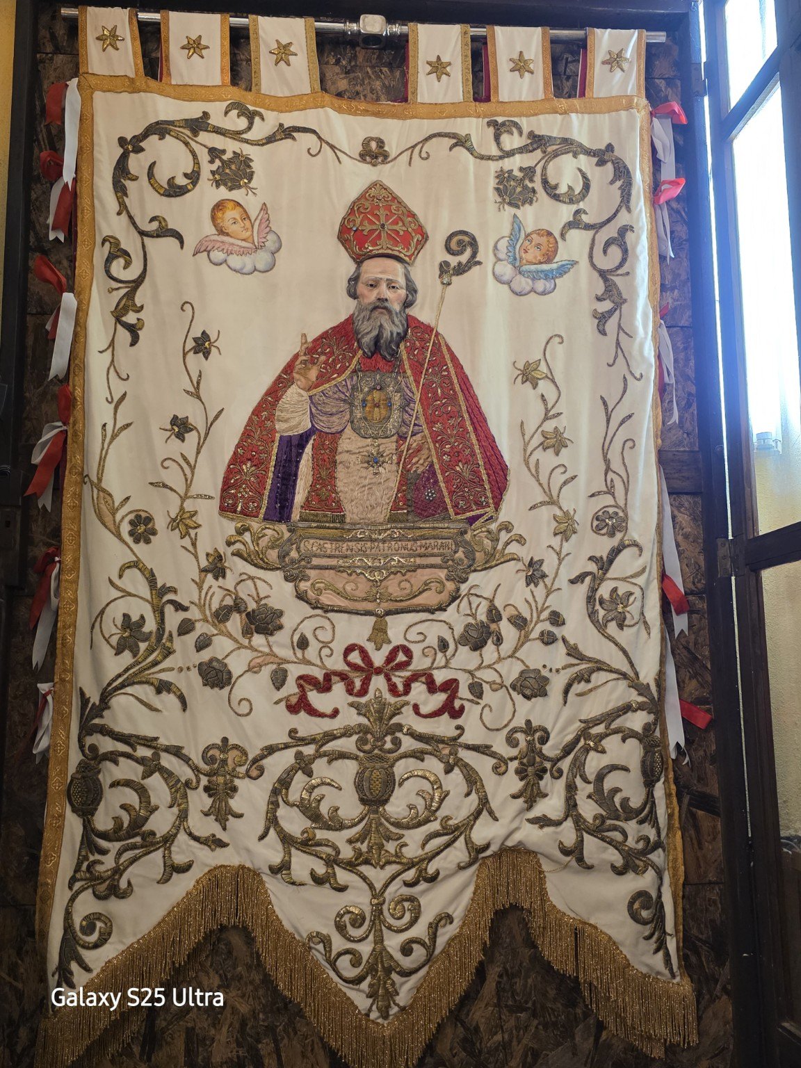 Bandiera storica originale dell'Associazione San Castrese, 1909
